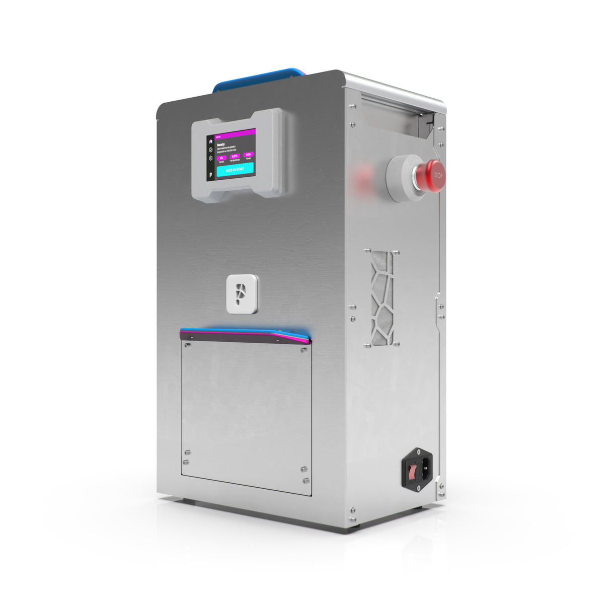 Gr2 Shredder Rounds Polystruder GR PRO R3 Plastic Shredder - Laboratory Edition ...